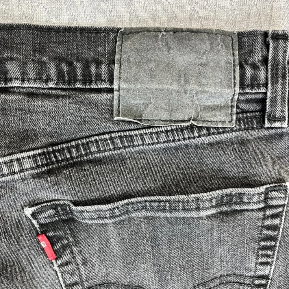 Levi 505 Regular Fit Jeans Men 34x34 Fits 32x31 Black Waterless Denim 00505-2342